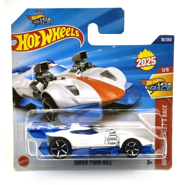 HW Super Twin Mill - Hot Wheels Let's Race 1/5 - 19/250 - Hot Wheels - 1:64
