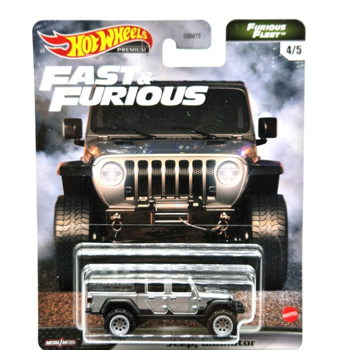 Hot Wheels Fast and Furious - Halálos iramban 4/5 - Jeep Gladiator - Hotwheels - 1:64