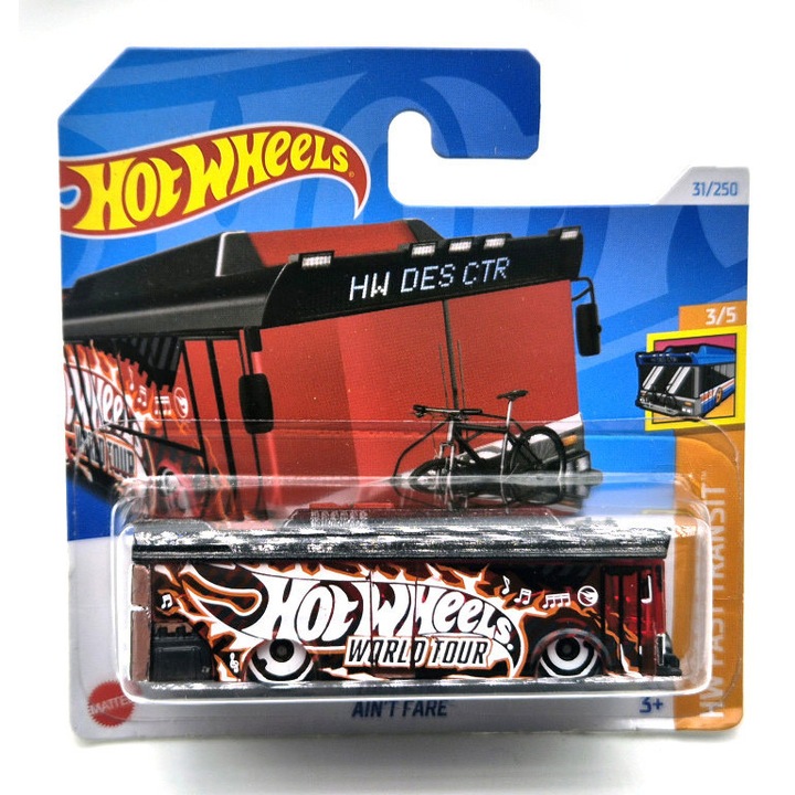 Hot Wheels Ain't Fare - HW Fast Transit 3/5 - 31/250 - treasure hunt - TH - Hot Wheels - 1:64