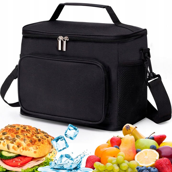 Термо чанта, PrzydaSie, 9л, водоустойчива, черна, 27x17x20см