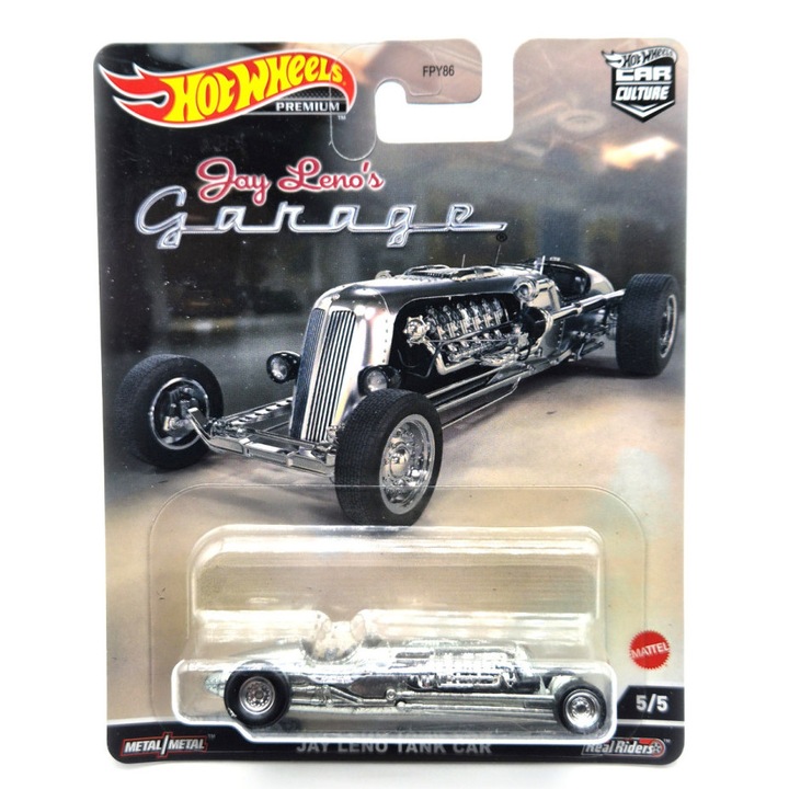 Hot Wheels Premium - Jay Leno's Garage - Jay Leno Tank car - Hot Wheels - 1:64