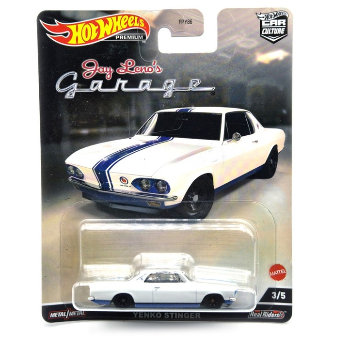 Hot Wheels Premium - Jay Leno's Garage - Chevrolet Corvair Yenko Stinger (1966) - Hot Wheels - 1:64
