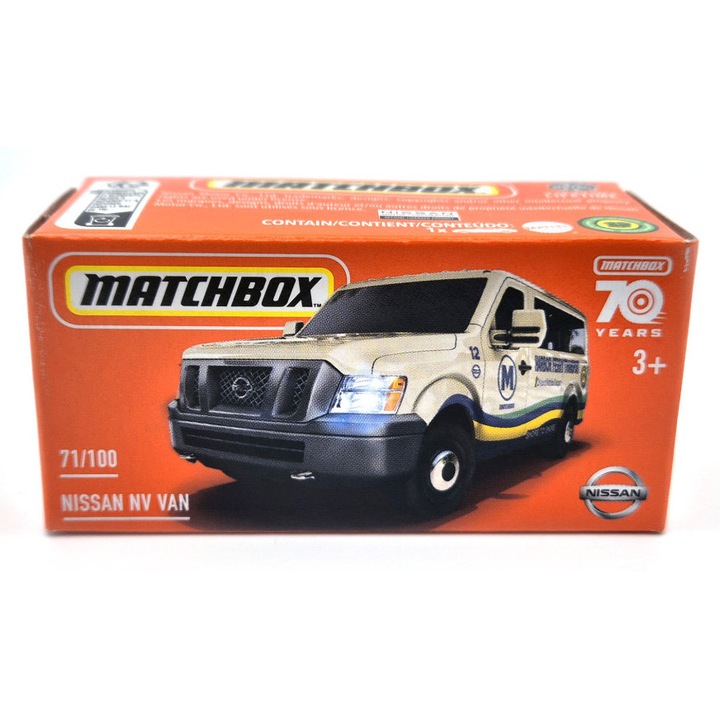 Nissan NV Van - 71/100 - Matchbox - 1:64