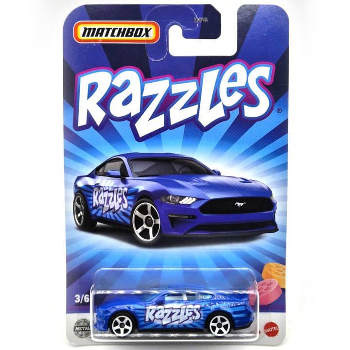 Matchbox Candy - '19 Ford Mustang Coupe - 3/6 - hosszú kártyás - Matchbox - 1:64