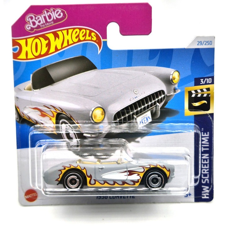HW Screen Time - 2024 29/250 - 1956 Corvette - Hot Wheels - 1:64