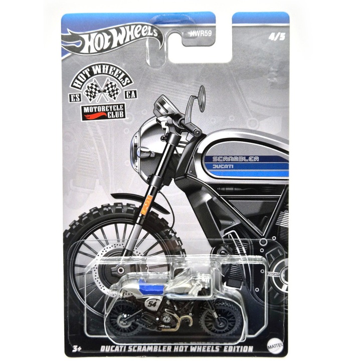 Hot Wheels Motorcycle Club - Ducati Scrambler Hot Wheels Edition - Hot Wheels - 1:64