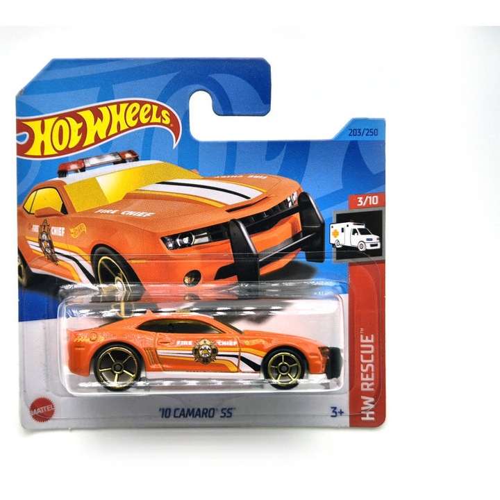 HW Rescue - 3/10 - '10 Chevrolet Camaro SS - Hotwheels - 1:64