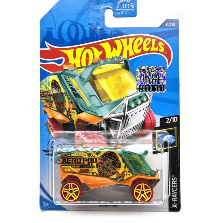 Hot Wheels Aero Pod - X-Raycers 2/10 - 21/250 - hosszú kártyás - Hot Wheels - 1:64