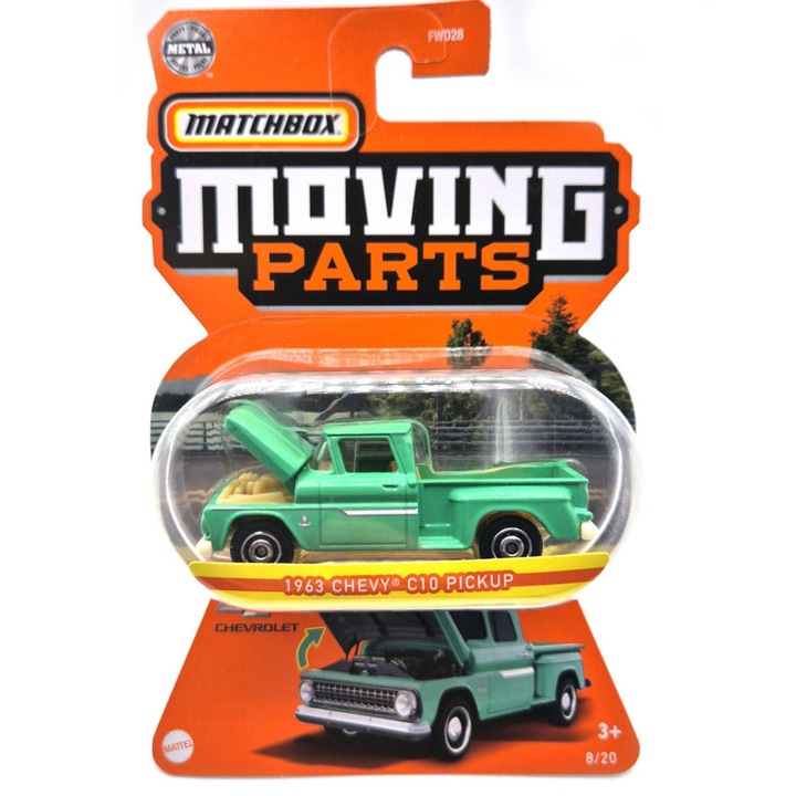 Matchbox Moving Parts - 1963 Chevrolet C10 PickUp - Matchbox - 1:64