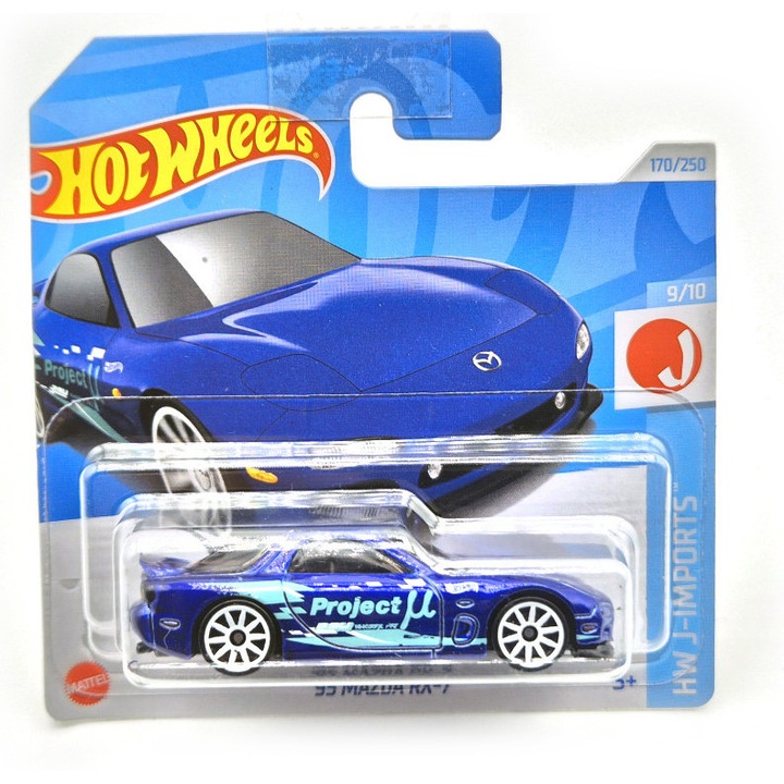 HW Mazda RX-7 (1995) - HW J-Imports 9/10 - 170/250 - Hot Wheels - 1:64