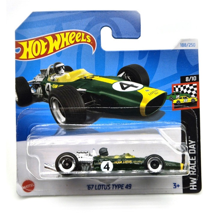 HW Lotus Type 49 (1967) - HW Race Day 8/10 - 188/250 - Hot Wheels - 1:64