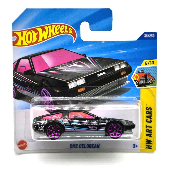 Hot Wheels DMC Delorean - HW Art Cars - 5/10 - 36/250 - Hot Wheels - 1:64