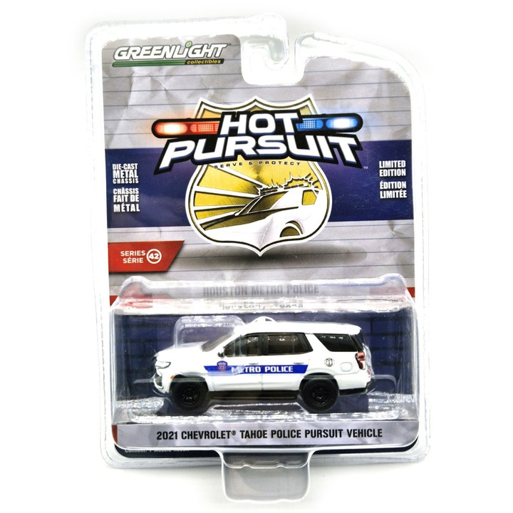 Chevrolet Tahoe Police Pursuit Vehicle (2021) - Greenlight - 1:64