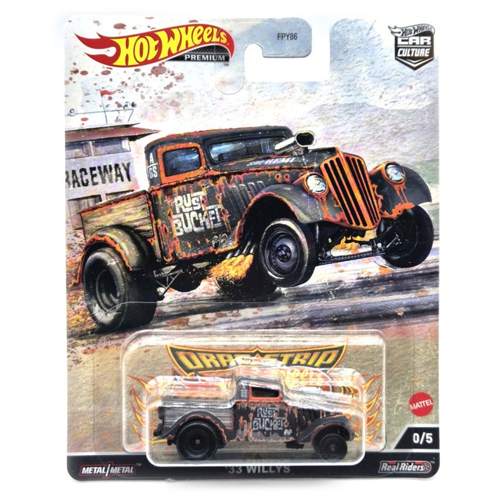 Hot Wheels Premium - Car Culture - Dragstrip - Willys (1933) - CHASE - Hot Wheels - 1:64