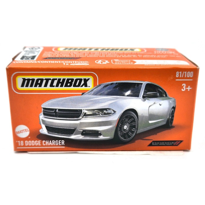 Dodge Charger (2018) - 81/100 - Matchbox - 1:64