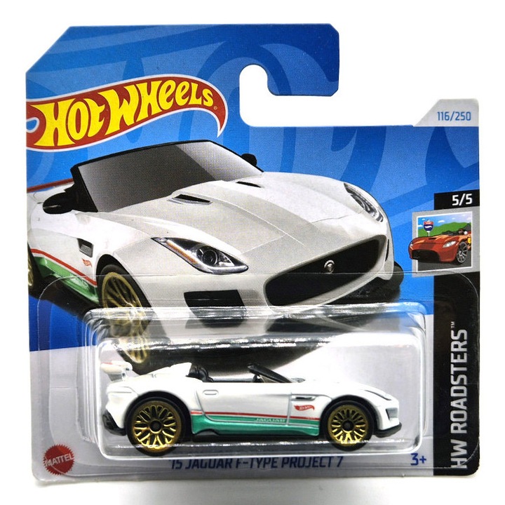 Hot Wheels Jaguar F-Type Project 7 (2015) - HW Roadsters 5/5 - 116/250 - Hot Wheels - 1:64