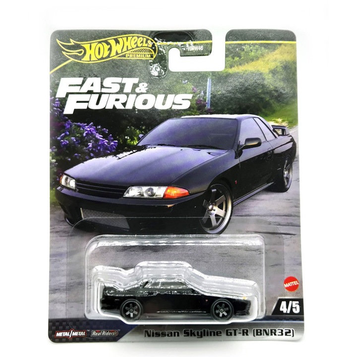 Hot Wheels Premium Fast and Furious - Halálos iramban 4/5 - Nissan Skyline GT-R (BNR32)