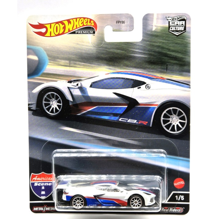 Hot Wheels Premium - Car Culture American Scene - Corvette C8.R - Hot Wheels - 1:64