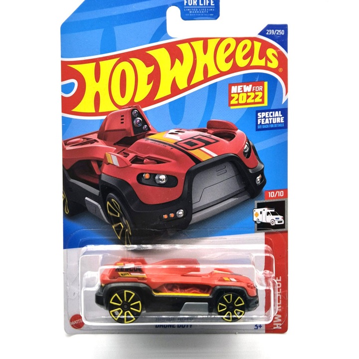 Hot Wheels Drone Duty - HW Rescue 10/10 - 239/250 - hosszú kártyás - Hot Wheels - 1:64