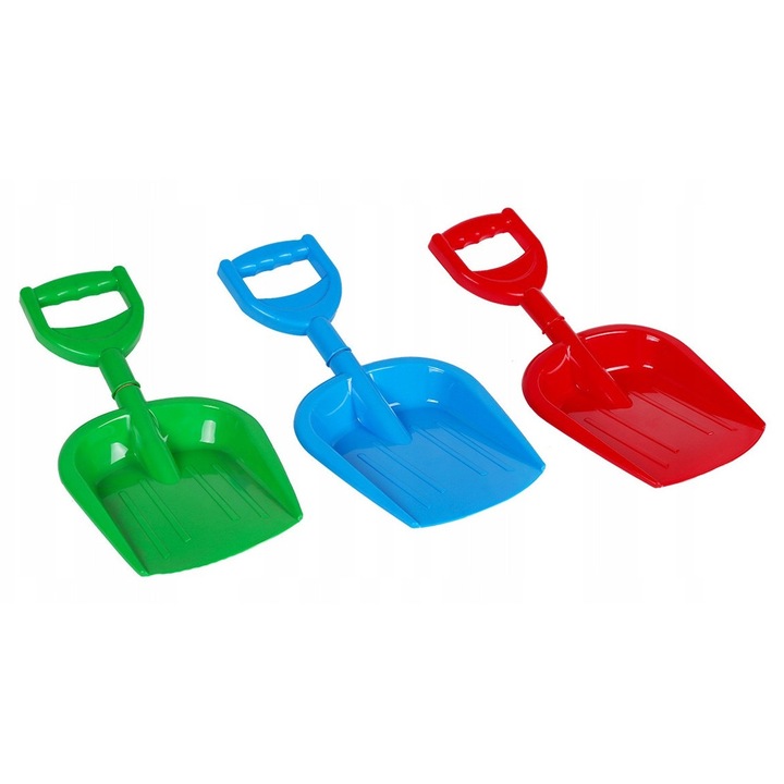Комплект лопатки за пясък TechnoK, 38x10x9 см, многоцветни