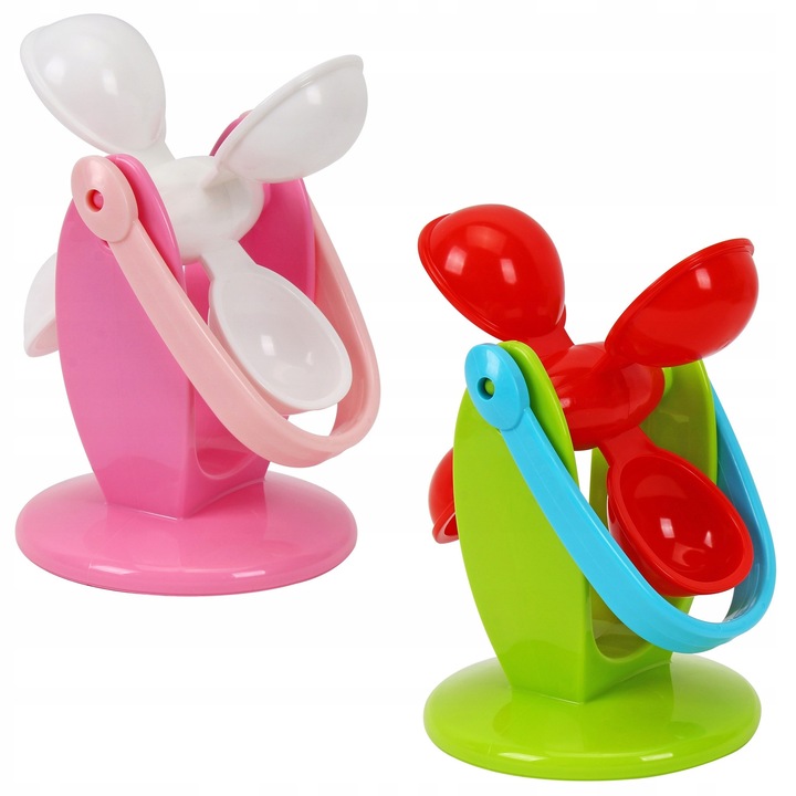 Комплект плажни играчки TechnoK, вятърна турбина, многоцветни, 16,5x13,4x9,7 см