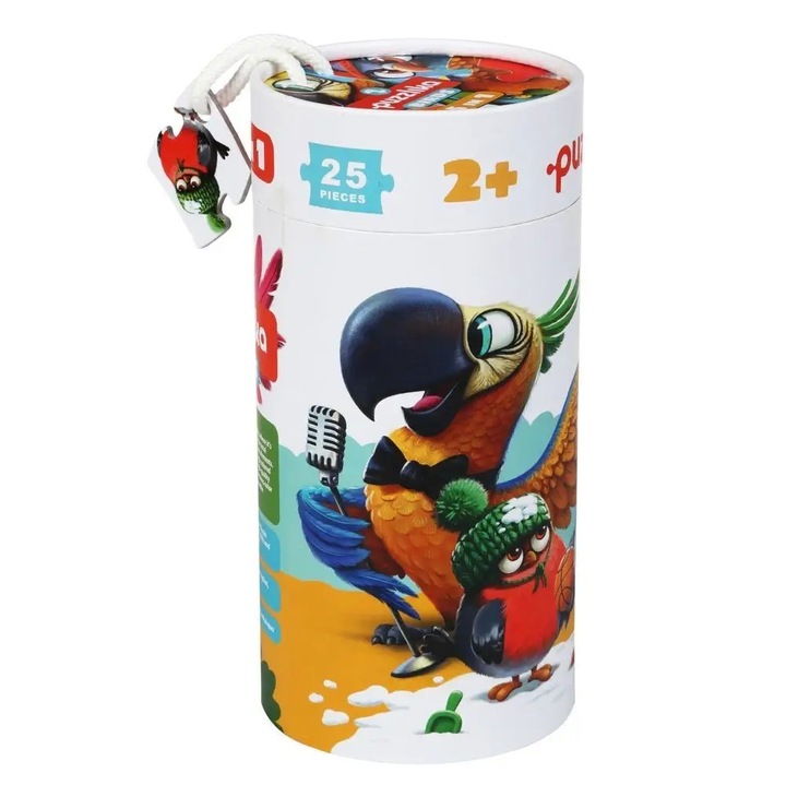 Детска играчка Пъзел Cubika, Птици, 5 в 1, 25 ел