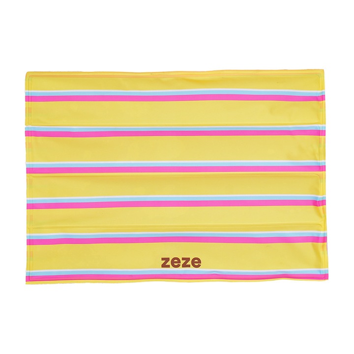 Охлаждаща постелка за домашни любимци, празничен кремав стил, лятна охлаждаща постелка за котки и кучета, правоъгълна, жълта, синя, розова, голям размер