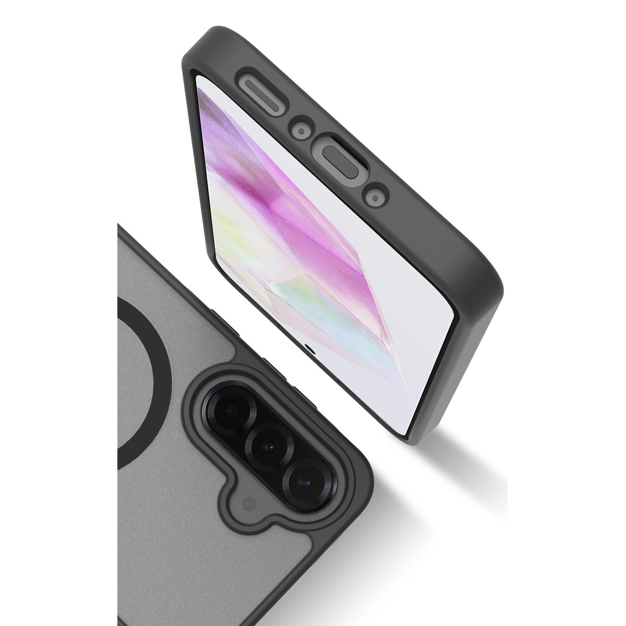 Husa de Protectie, Compatibila Samsung Galaxy A36, Doctor Shield Fantom, MagSafe - Negru