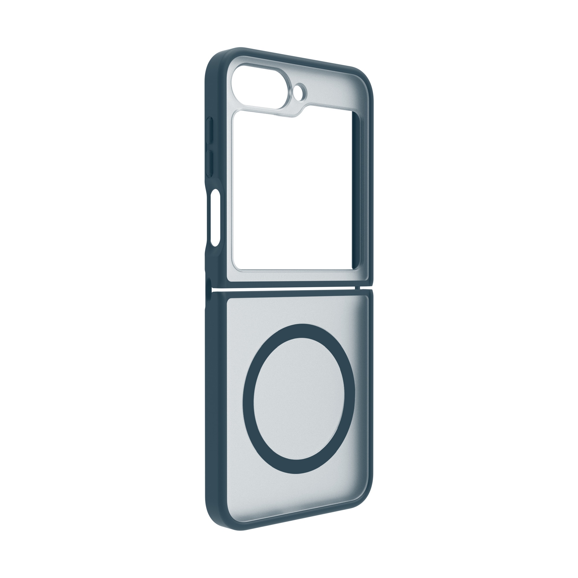 Husa de Protectie, Compatibila Samsung Galaxy Z Flip6, Doctor Shield Fantom, MagSafe - Albastru