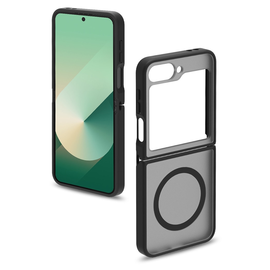 Husa de Protectie, Compatibila Samsung Galaxy Z Flip6, Doctor Shield Fantom, MagSafe - Negru