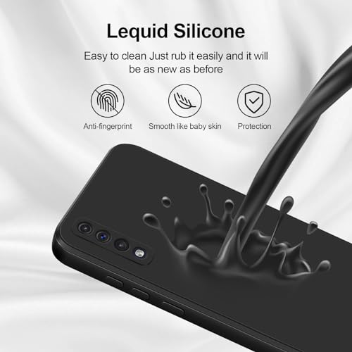 Husa pentru Samsung Galaxy A50/Galaxy A50S/Galaxy A30S, Silicon, Protectie Sporita, Antisoc, Negru