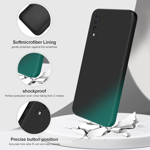 Husa pentru Samsung Galaxy A50/Galaxy A50S/Galaxy A30S, Silicon, Protectie Sporita, Antisoc, Negru