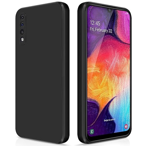 Husa pentru Samsung Galaxy A50/Galaxy A50S/Galaxy A30S, Silicon, Protectie Sporita, Antisoc, Negru