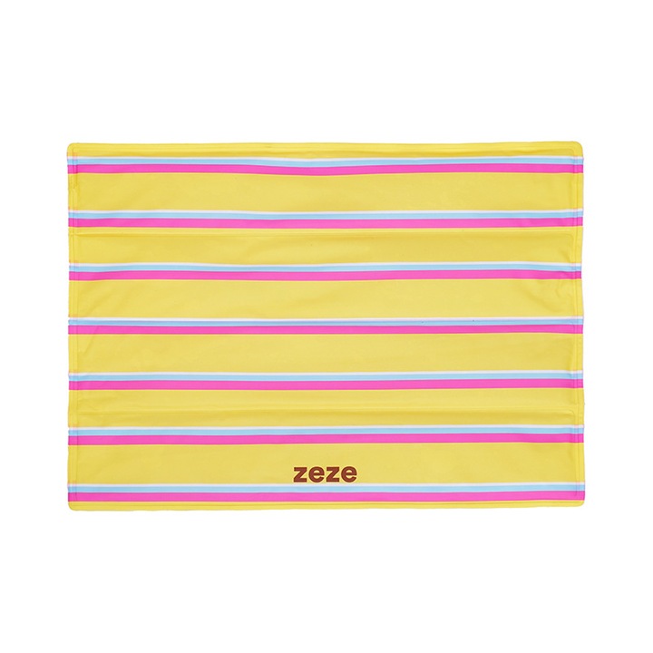 Охлаждаща постелка за домашни любимци, празничен кремав стил, лятна охлаждаща постелка за котки и кучета, правоъгълна, жълта, синя, розова, малка