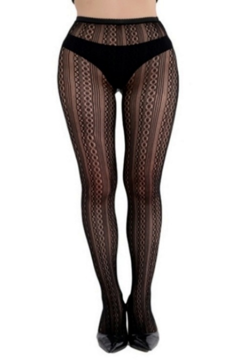 Dres sexy transparent cu model ZS-3110 118688, Negru, One Size