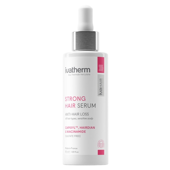 Serum pentru prevenirea caderii parului ivaHAIR Strong Hair Ivatherm, 50 ml