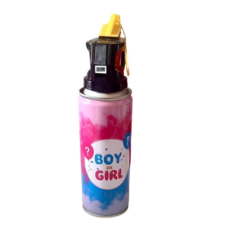 Gender Spray, 260 ml, Kukoricakeményítő, Baba nemfelfedő, Rózsaszín