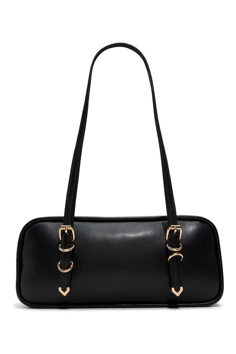 Aldo, Geanta cu bareta de umar si aplicatie logo Casandra, Negru