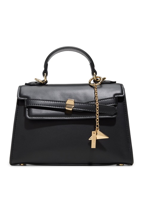 Aldo, Чанта през рамо Lola от еко кожа с отделящ се аксесоар, Черен