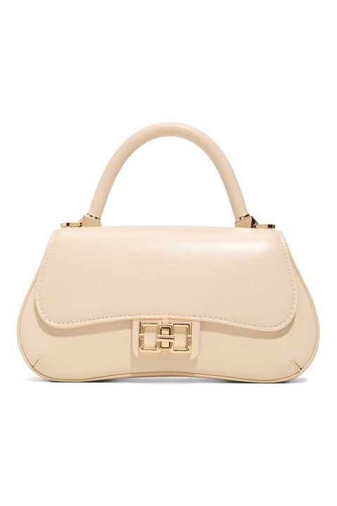 Aldo, Geanta crossbody cu bareta detasabila din lant Catrine, Crem