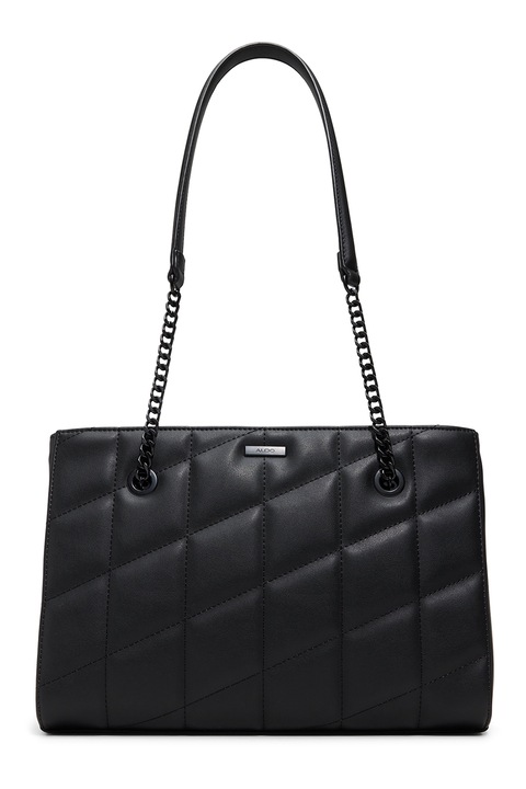 Aldo, Geanta din piele ecologica cu bareta de umar Miroede, Negru