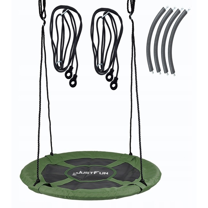 Leagan cu cuib XXL Just Fun, verde, 100cm