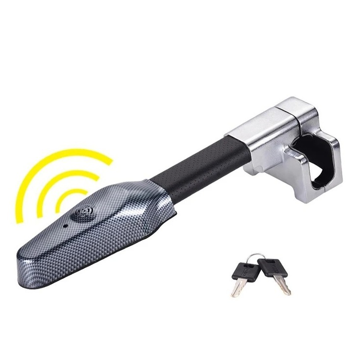 Комплект за безопасност на волана на автомобила, лесен за инсталиране, широко приложение за повечето автомобили, сребрист