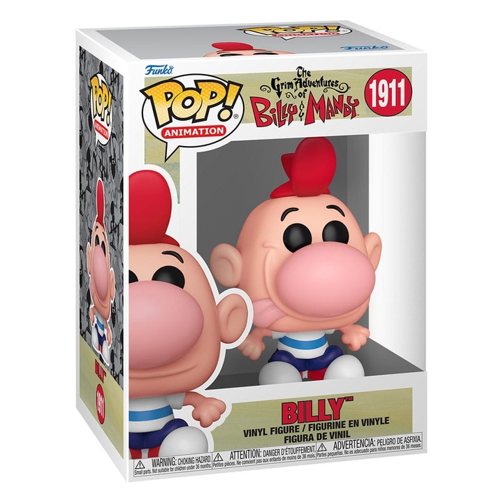 Figurina Funko POP The Grim Adventures of Billy & Mandy, Billy, 10cm, multicolor