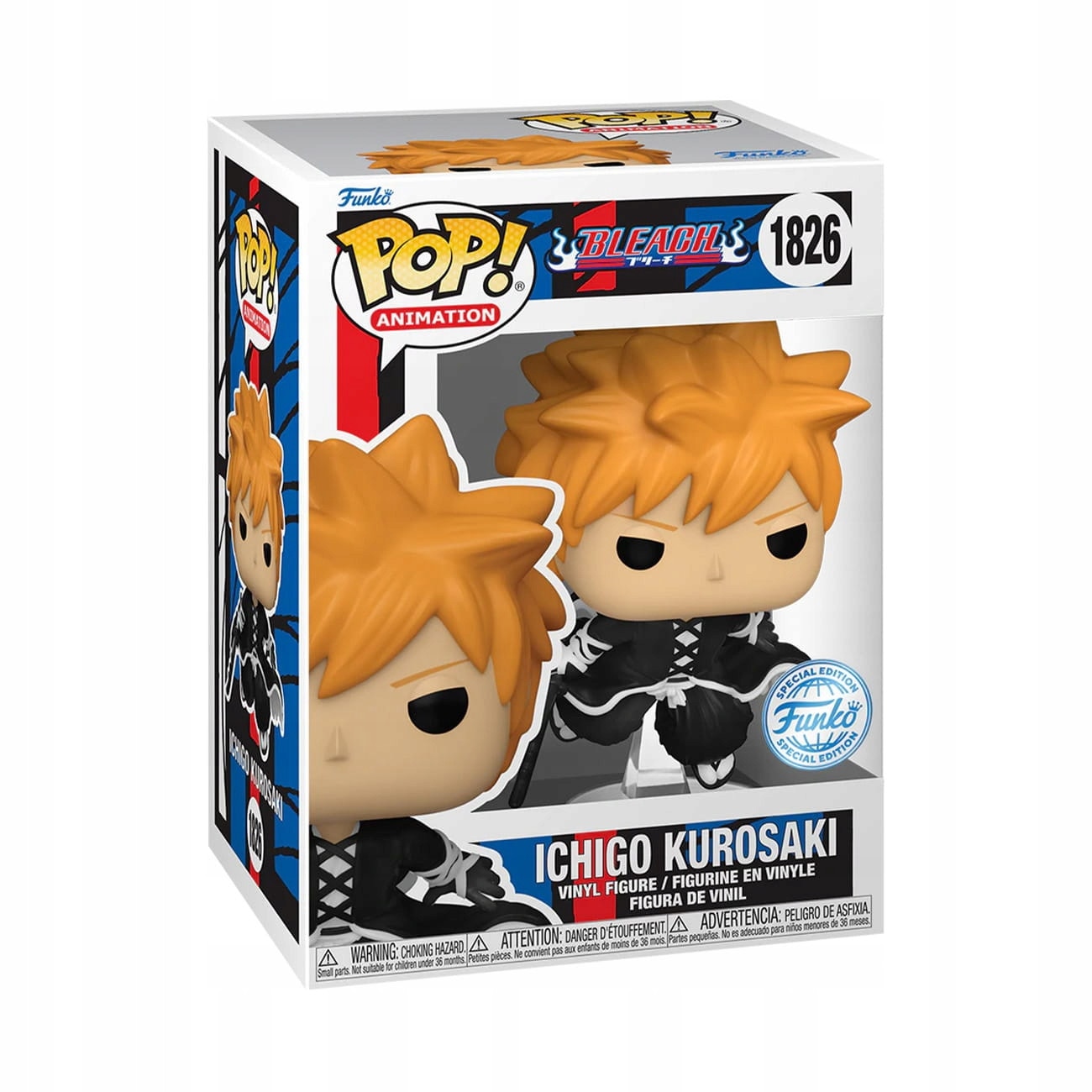 Figurina Funko POP Bleach 1826 Ichigo Kurosaki, multicolor, 9cm