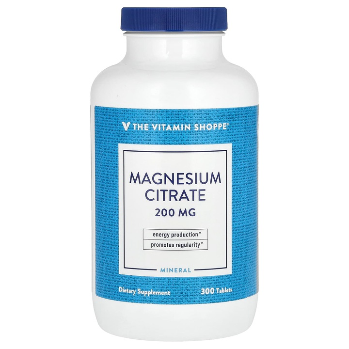 The Vitamin Shoppe, Citrat de magneziu, 200 mg, 300 de comprimate