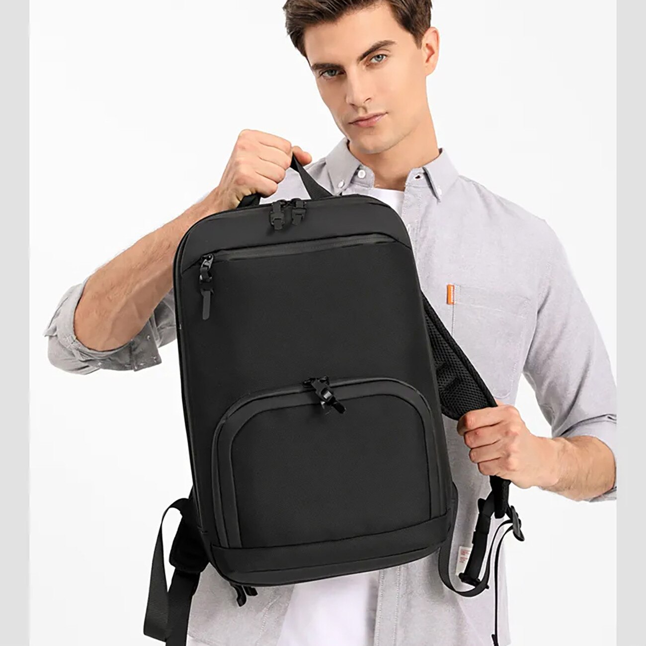 Rucsac Premium pentru Laptop de 15,6'' Impermeabil 42x11x30 cm - Negru