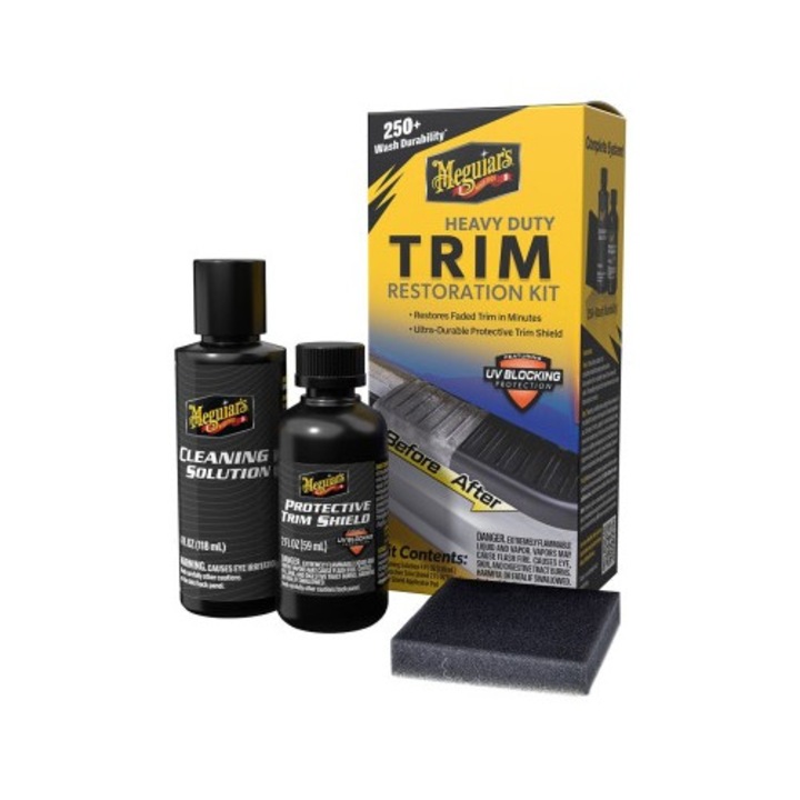Set Restaurare Plastic Exterior Meguiar's Heavy Duty Trim Restoration Kit