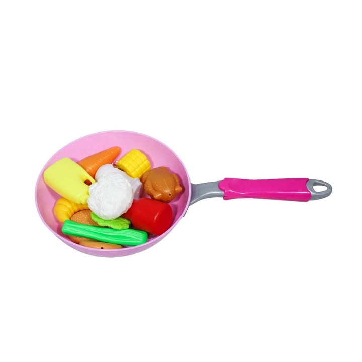 Set de bucatarie, qa, 18x34x6,5 cm, multicolor, pentru copii 3+