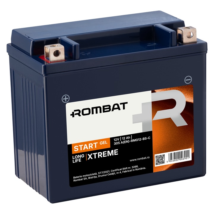 Baterie Moto ytx12-bs RMG12 12V 12AH Gel